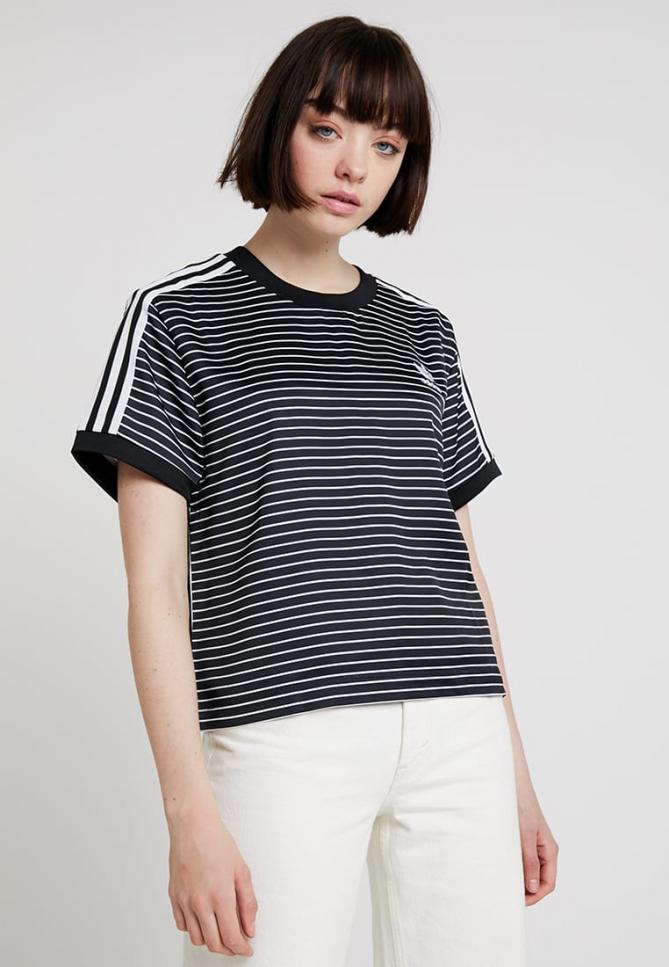 MODA DONNA Camicie & T-shirt T-shirt Basic Blu navy L sconto 62% Adidas T-shirt 