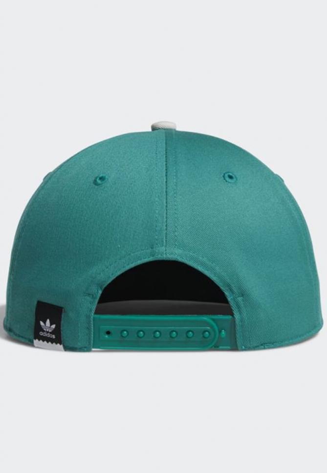 Cappelli | Two-Tone Trefoil Snapback Hat Green | adidas Originals Uomo