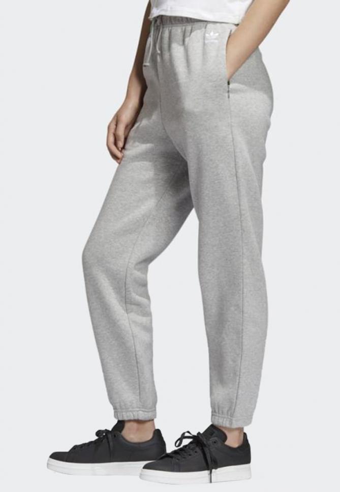 Pantaloni | STYLING COMPLEMENTS HIGH-RISE PANTS Grey | adidas Originals Donna