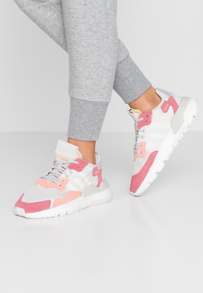 Sneakers | NITE JOGGER Raw White/Optic White/Trace Pink | adidas Originals Donna