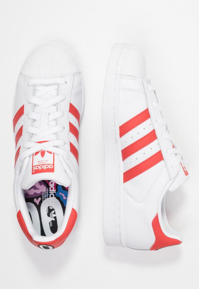 Sneakers | SUPERSTAR Footwear White/Active Red/Core Black | adidas Originals Donna