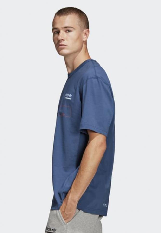 T-shirt & Polo | Kaval Graphic Tee Blue | adidas Originals Uomo