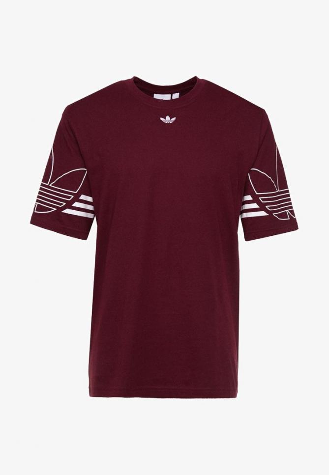 T-shirt & Polo | OUTLINE TEE Maroon | adidas Originals Uomo