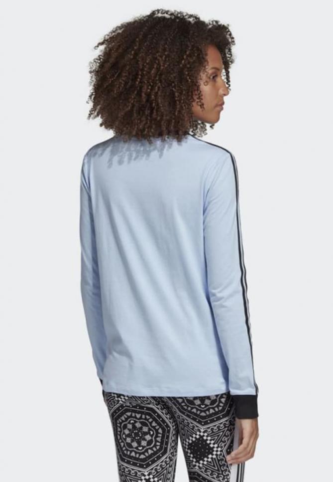T-Shirt & Top | 3-STRIPES TEE Blue | adidas Originals Donna