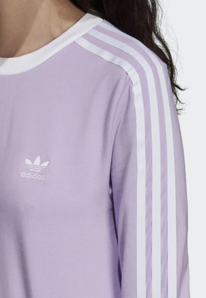 T-Shirt & Top | 3-STRIPES TEE Purple | adidas Originals Donna
