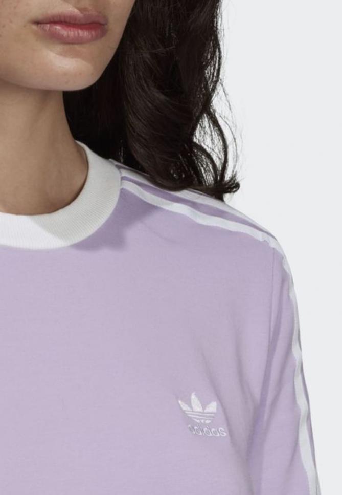T-Shirt & Top | 3-STRIPES TEE Purple | adidas Originals Donna